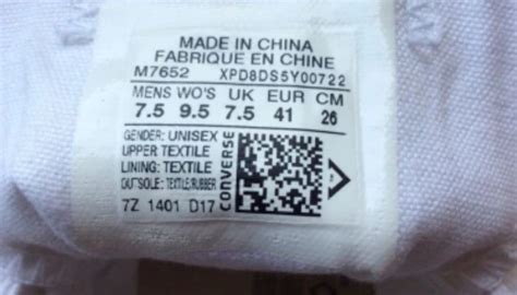 are converse trainers made in china